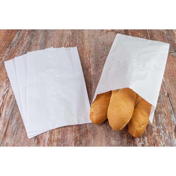 BOLSA C/ FUELLE KRAFT BLANCO 40 gr RESIST 005