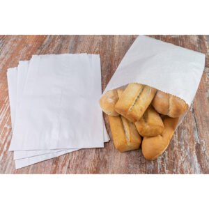 BOLSA C/ FUELLE KRAFT BLANCO 40 gr RESIST 006
